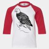 Youth Three Quarter Sleeve Baseball T-Shirt Thumbnail