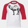 Youth Three Quarter Sleeve Baseball T-Shirt Thumbnail