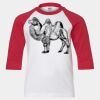 Youth Three Quarter Sleeve Baseball T-Shirt Thumbnail