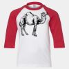 Youth Three Quarter Sleeve Baseball T-Shirt Thumbnail