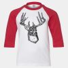 Youth Three Quarter Sleeve Baseball T-Shirt Thumbnail