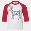 Youth Three Quarter Sleeve Baseball T-Shirt Thumbnail