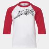 Youth Three Quarter Sleeve Baseball T-Shirt Thumbnail
