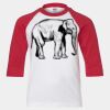 Youth Three Quarter Sleeve Baseball T-Shirt Thumbnail