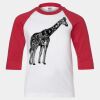 Youth Three Quarter Sleeve Baseball T-Shirt Thumbnail