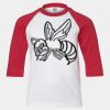 Youth Three Quarter Sleeve Baseball T-Shirt Thumbnail
