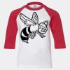 Youth Three Quarter Sleeve Baseball T-Shirt Thumbnail