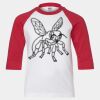 Youth Three Quarter Sleeve Baseball T-Shirt Thumbnail