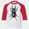 Youth Three Quarter Sleeve Baseball T-Shirt Thumbnail