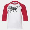Youth Three Quarter Sleeve Baseball T-Shirt Thumbnail