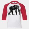 Youth Three Quarter Sleeve Baseball T-Shirt Thumbnail