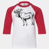 Youth Three Quarter Sleeve Baseball T-Shirt Thumbnail