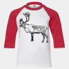 Youth Three Quarter Sleeve Baseball T-Shirt Thumbnail