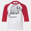 Youth Three Quarter Sleeve Baseball T-Shirt Thumbnail