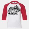 Youth Three Quarter Sleeve Baseball T-Shirt Thumbnail