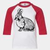 Youth Three Quarter Sleeve Baseball T-Shirt Thumbnail