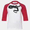 Youth Three Quarter Sleeve Baseball T-Shirt Thumbnail