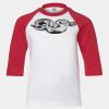 Youth Three Quarter Sleeve Baseball T-Shirt Thumbnail