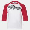 Youth Three Quarter Sleeve Baseball T-Shirt Thumbnail