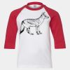Youth Three Quarter Sleeve Baseball T-Shirt Thumbnail