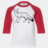 Youth Three Quarter Sleeve Baseball T-Shirt Thumbnail