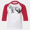Youth Three Quarter Sleeve Baseball T-Shirt Thumbnail