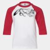 Youth Three Quarter Sleeve Baseball T-Shirt Thumbnail
