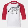 Youth Three Quarter Sleeve Baseball T-Shirt Thumbnail