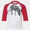 Youth Three Quarter Sleeve Baseball T-Shirt Thumbnail