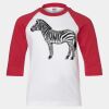 Youth Three Quarter Sleeve Baseball T-Shirt Thumbnail