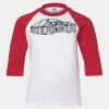 Youth Three Quarter Sleeve Baseball T-Shirt Thumbnail