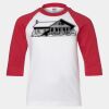 Youth Three Quarter Sleeve Baseball T-Shirt Thumbnail