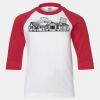 Youth Three Quarter Sleeve Baseball T-Shirt Thumbnail