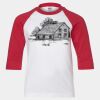 Youth Three Quarter Sleeve Baseball T-Shirt Thumbnail