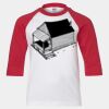 Youth Three Quarter Sleeve Baseball T-Shirt Thumbnail