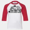 Youth Three Quarter Sleeve Baseball T-Shirt Thumbnail
