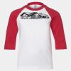 Youth Three Quarter Sleeve Baseball T-Shirt Thumbnail