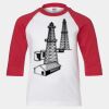 Youth Three Quarter Sleeve Baseball T-Shirt Thumbnail
