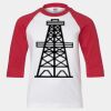 Youth Three Quarter Sleeve Baseball T-Shirt Thumbnail