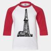 Youth Three Quarter Sleeve Baseball T-Shirt Thumbnail