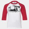 Youth Three Quarter Sleeve Baseball T-Shirt Thumbnail