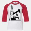 Youth Three Quarter Sleeve Baseball T-Shirt Thumbnail