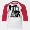 Youth Three Quarter Sleeve Baseball T-Shirt Thumbnail