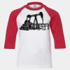 Youth Three Quarter Sleeve Baseball T-Shirt Thumbnail
