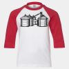 Youth Three Quarter Sleeve Baseball T-Shirt Thumbnail