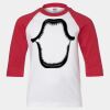 Youth Three Quarter Sleeve Baseball T-Shirt Thumbnail