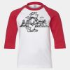 Youth Three Quarter Sleeve Baseball T-Shirt Thumbnail
