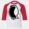 Youth Three Quarter Sleeve Baseball T-Shirt Thumbnail