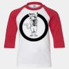 Youth Three Quarter Sleeve Baseball T-Shirt Thumbnail
