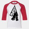 Youth Three Quarter Sleeve Baseball T-Shirt Thumbnail